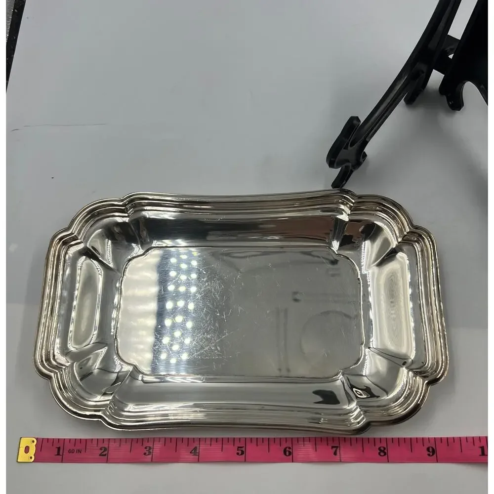 International Silver Co. Chadwick #1513 Serving Dish Platter Rectangular MCM VTG